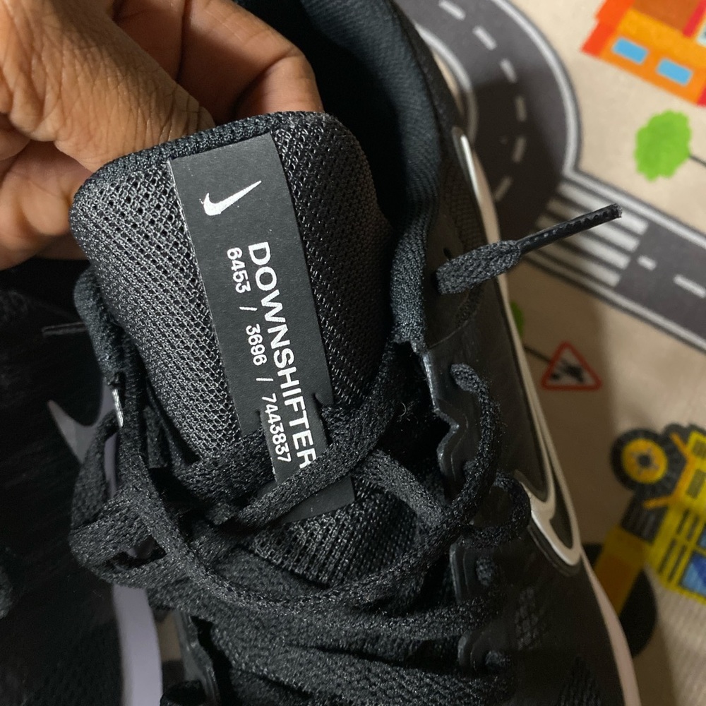 Nike Black Downshifter running shoes size 12